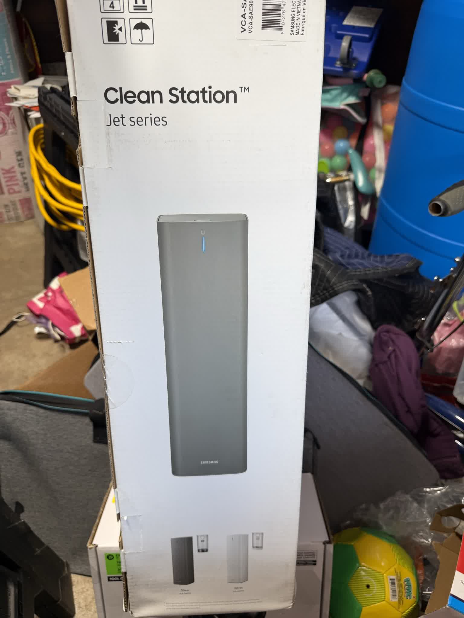 Samsung Clean Station Jet series box, front