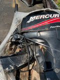 Mercury FourStroke EFI outboard cowl on pallet